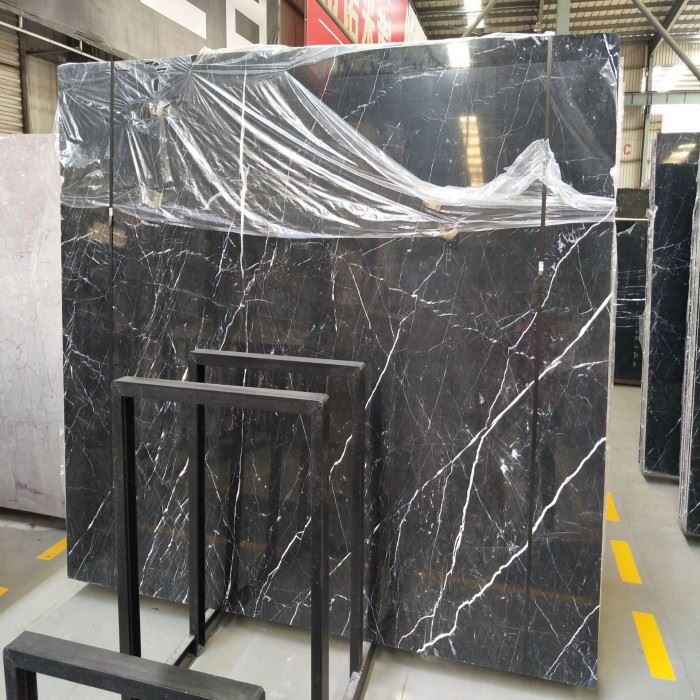 Black Nero Marquina Marble Slab