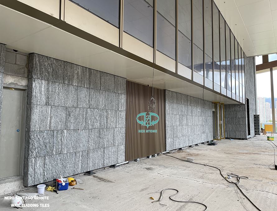Nero Santiago Granite Wall Cladding Tiles Nero Santiago Granite Wall Cladding Tiles