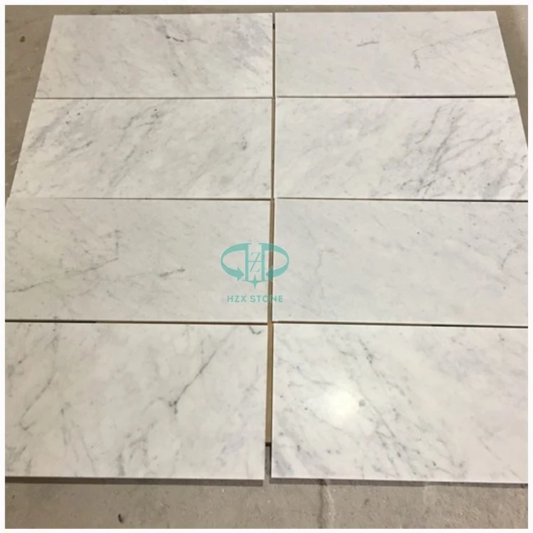 Bianco Carrara Honed Marble Tile