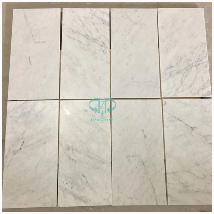 Honed Bianco Carrara Marble Tile