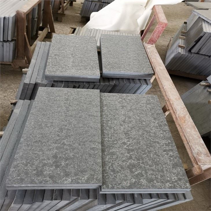 Jet black granite