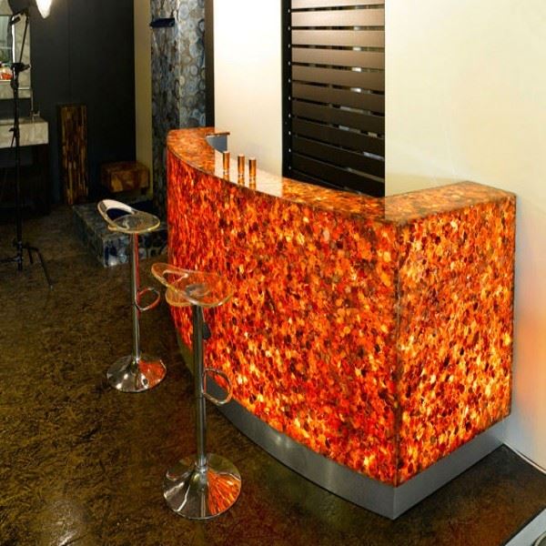 Tiger Eye Gemstone Agate Slabs