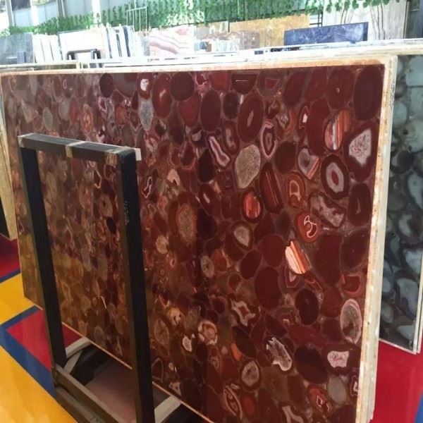 Tiger Eye Gemstone Agate Slabs