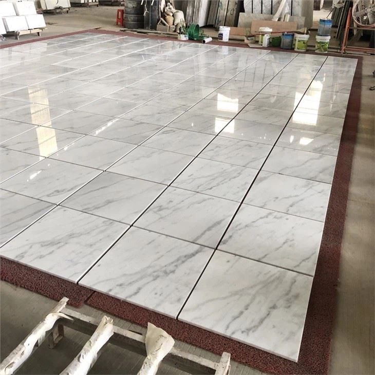 Bianco white marble tiles
