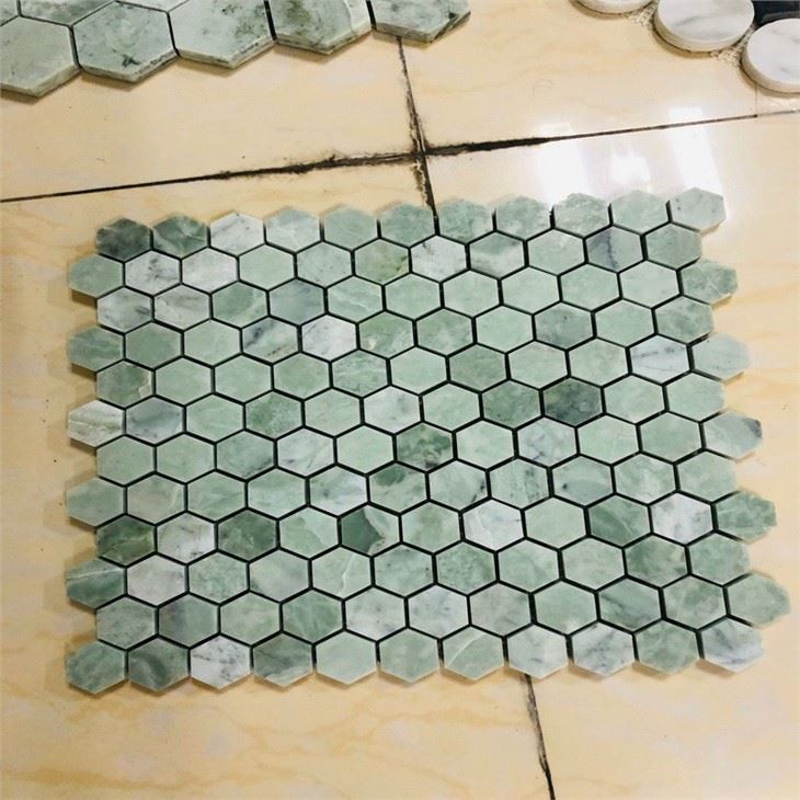 Light green Mosaic Tile