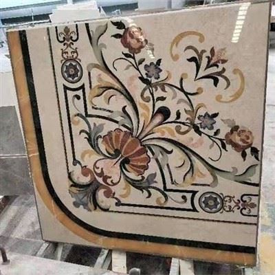 אריחי מדליון פרחוני